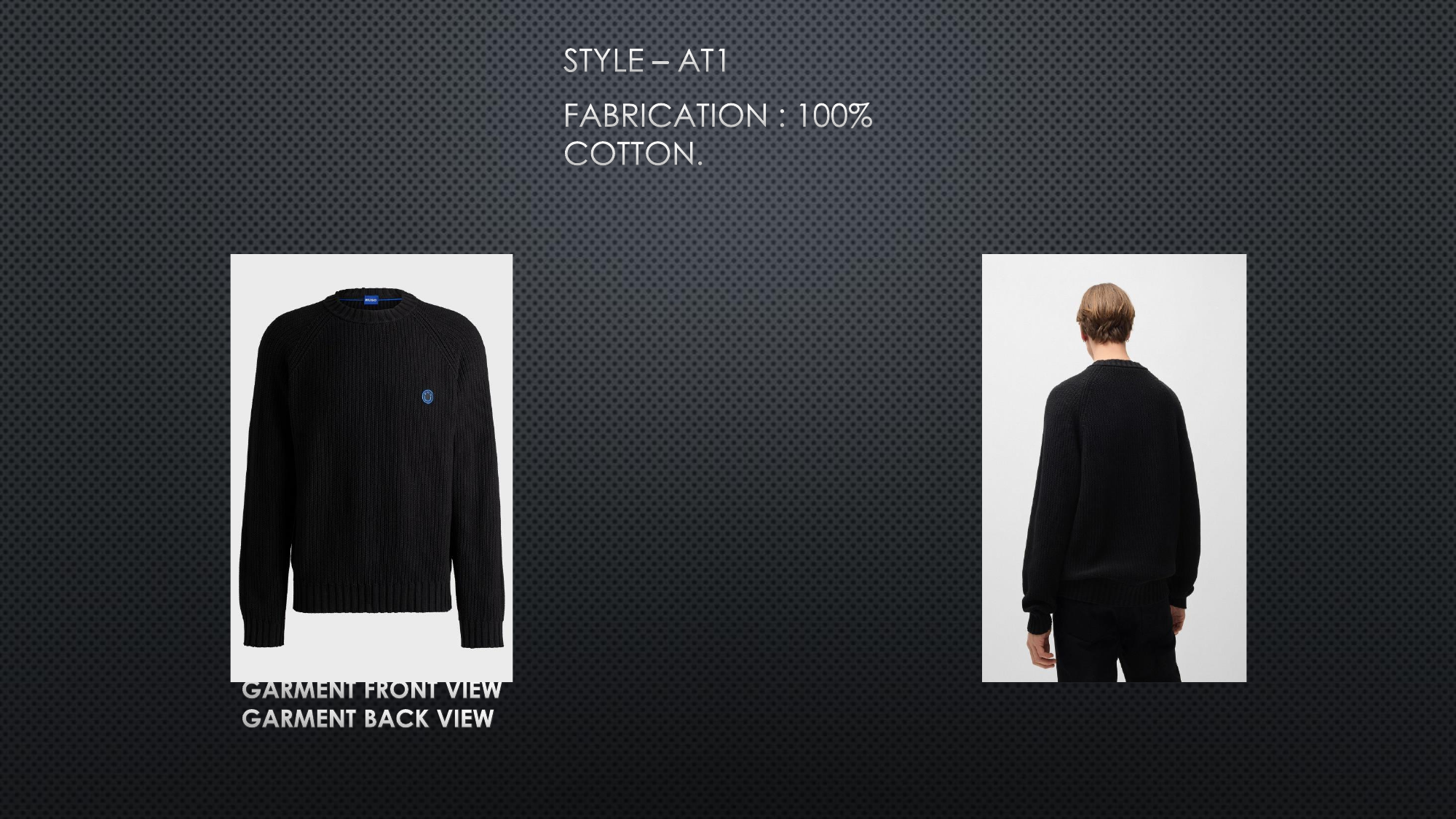 Custom apparel sample for business uniforms