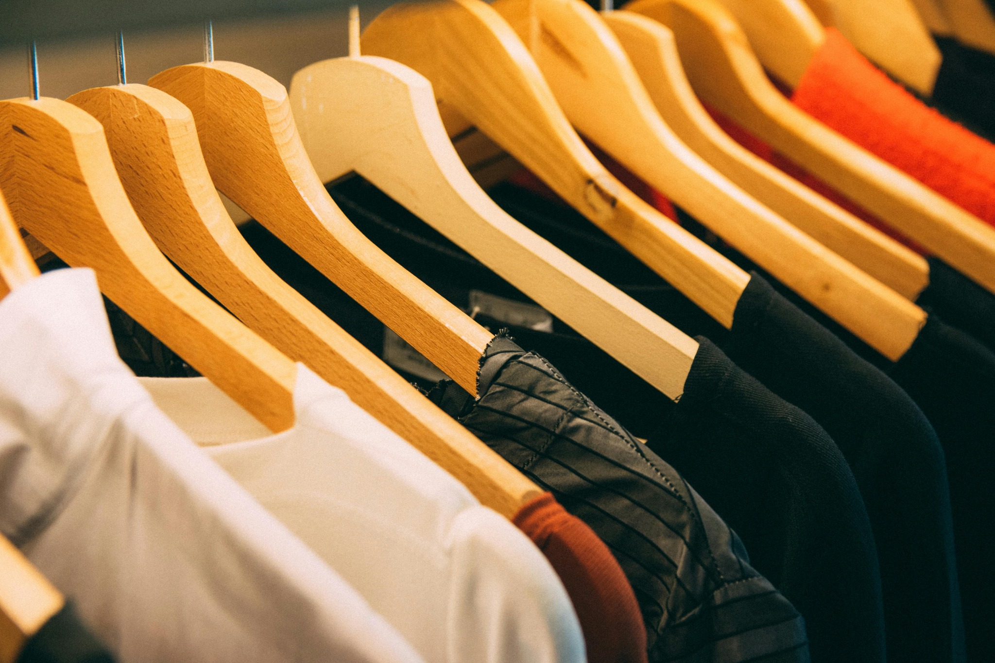Custom clothing and garment production display by Sarash Apparel