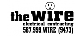 The Wire Electrical Contracting branded apparel client logo